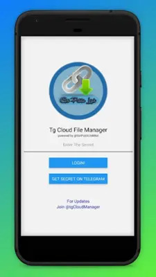 Tg Cloud Manager by @getPublicLinkBot android App screenshot 2